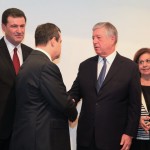 H.E. Mr Ivica Dacic, Prime Minister of Serbia and HRH Crown Prince Alexander II