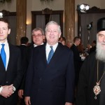HRH Prince Philip, HRH Crown Prince Alexander II and His Holiness the Patriarch of Serbia Irinej