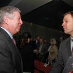 NJ.K.V. Prestolonaslednik Aleksandar II i g-din Siniša Mali, predsednik Privremenog organa grada Beograda