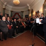 Neposredno po otkrivanju spomenika prisutnima se obratio Nj.K.V. Prestolonaslednik Aleksandar II