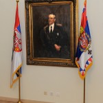 The portrait of King Alexander I by Kosta Hakman