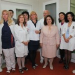 Nj.K.V. Princeza Katarina sa lekarima i medicinskim sestrama GAK Narodni front u Beogradu