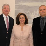 Prestolonaslednik Aleksandar, Princeza Katarina i g-din Radovan Arežina, predsednik opštine Kladovo