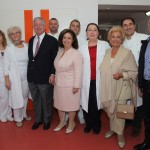 Crown Prince Alexander and Crown Princess Katherine with the doctors of the Health Center in Kladovo