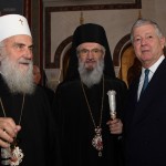 IЊегова Светост Патријарх Иринеј, Његово Преосвештенство Епископ Шумадијски Јован и Њ.К.В. Престолонаследник Александар