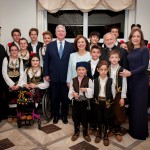 Royal Couple with National dancing ensamble