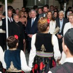 Crown Prince Alexander with participants at the event