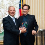 Mr Milan Panic receives an award