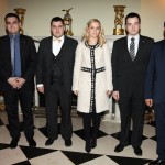 G-đa Jelena Budimirović, g-din Stefan Milanović, g-din Andrija Šošić, prof. Dragoljub Kavran, član Krunskog saveta, g-đa Branislava Dragutinović, potpredsednik Udruženja Kraljevina Srbija, g-din Mario Majstorović, predsednik Udruženja Kraljevina Srbija i Nj.E. g-din Tun, Zaw (Saw Kay), ambasador Mijanmara