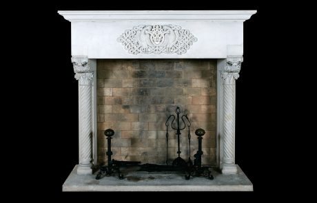 Fireplace, the Royal Palace's Library