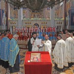 Njegovo Preosveštenstvo Episkop toplički g-din Arsenije, vikarni Episkop Patrijarha Srpskog g-dina Irineja  osveštao je brigadne zastave Vojske Srbije u Crkvi Svetog Đorđa na Oplencu