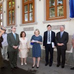 Њ.К.В. Престолонаследник Александар и Њ.К.В. Принцеза Катарина са г-дином Петром Марковићем, власником куће и потомком ђенерала Петра Мишића, Њ.Е. г-дином Константиносом Икономидисом, амбасадором Грчке у Србији, професором Слободаном Марковићем, чланом Крунског савета и уваженим гостима