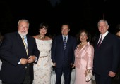 Dr Safi Kaskas, Mrs Emin Kaskas, HE Mr Ivica Dacic, Minister of Foreign Affairs, HRH Crown Princess Katherine and HRH Crown Prince Alexander