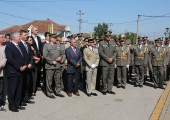 HRH Crown Prince Alexander with representatives of Army of Serbia and foreign military attaches 