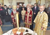 His Grace Bishop Lavrentije of Sabac and His Holiness Serbian Patriarch Irinej