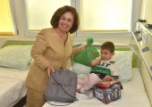 HRH Crown Princess Katherine in humanitarian mission to the children's hospitals