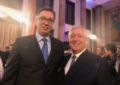 HRH Crown Prince Alexander with the Prime Minister of the Republic of Serbia, HE Mr. Aleksandar Vucic