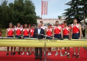 HRH Crown Prince Alexander christens “Queen Maria” Rowing Boat