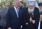 Њ.К.В. Престолонаследник Александар и Његова Светост Неофит, Патријарх Бугарске
