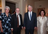 HE Mr. Denis Keefe, Ambassador of the United Kingdom to Serbia, with his spouse, Their Royal Highnesses Crown Prince Alexander and Crown Princess Katherine