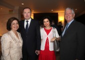 Njihova Kraljevska Visočanstva Princeza Katarina i Prestolonaslednik Aleksandar sa dr Mehom Mahmutovićem, državnim sekretarem Ministarstva zdravlja i dr Sofijom Puštaji, direktorkom Svetske zdravstvene organizacije u Srbiji