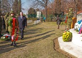 HRH Crown Prince Alexander at the Remembrance Day Ceremony at the Commonwealth War cemetery