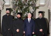 HRH Crown Prince Alexander and clergy of Serbian Orthodox Church