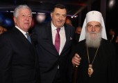 HRH Crown Prince Alexander, HE Mr. Milorad Dodik, President of the Republika Srpska and His Holiness Serbian Patriarch Irinej