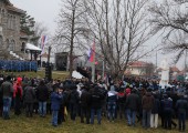 Wreath laying ceremony at the monument to Karadjordje in Orasac