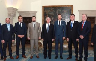HRH CROWN PRINCE ALEXANDER RECEIVES MOVEMENT FOR KINGDOM OF SERBIA RESTORATION DELEGATION