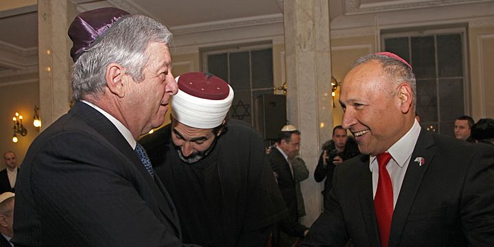 HRH Crown Prince Alexander and H.E. Mr. Jossef Levy ambassador of Israel to Serbia