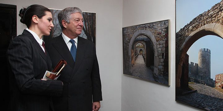 HRH Crown prince Alexander with Mrs. Katarina Petrovic