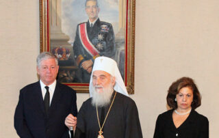 CROWN PRINCE ALEXANDER AND CROWN PRINCESS KATHERINE: “TRAGICALLY WE LOST OUR GREAT SPIRITUAL LEADER”