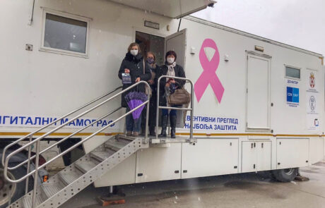 Mobile mammograph in Ivanjica