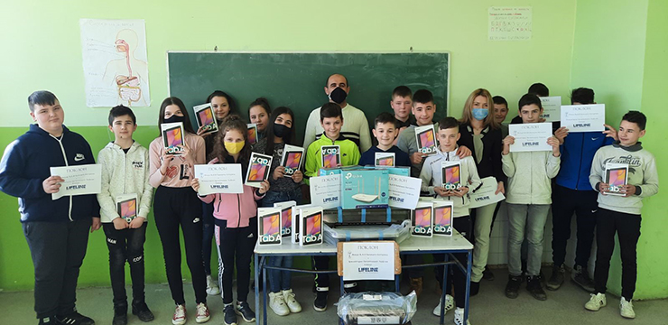 Donation for the Petar Petrovic Njegos Elementary School in Kosovo and Metohija