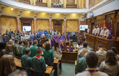 Solemn Academy of the Scout Association of Serbia in the National Assembly of Serbia