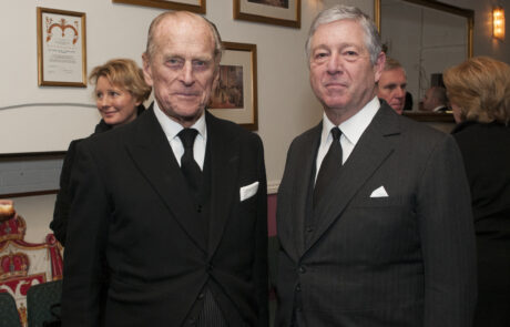 HRH Prince Philip, the late Duke of Edinburgh and HRH Crown Prince Alexander