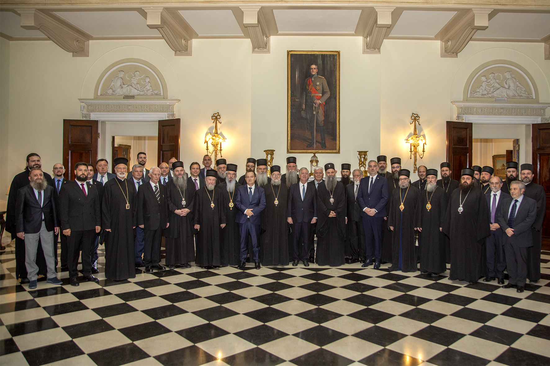 Dinner for the Holy Assembly of Bishops of the Serbian Orthodox Church at the White Palace