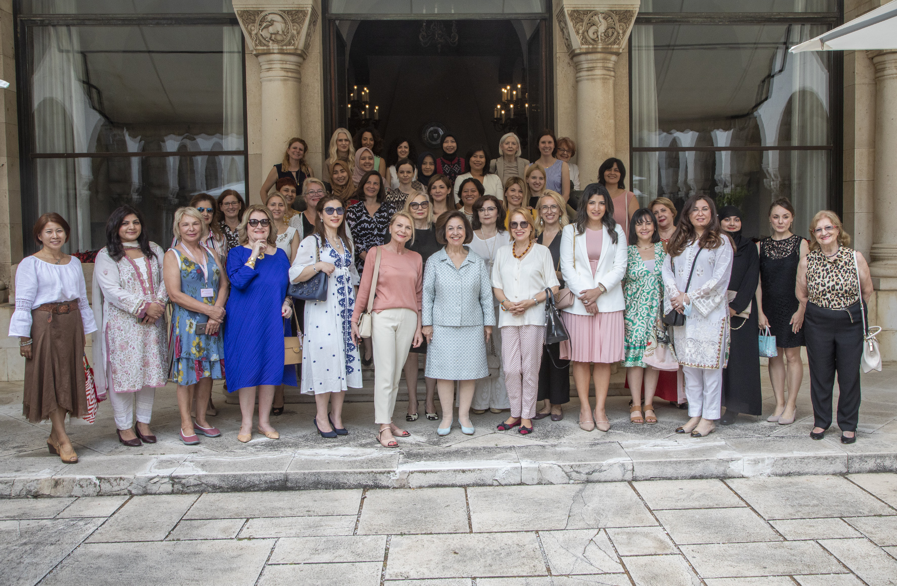 HRH Crown Princess Katherine and the ladies from International Women Club