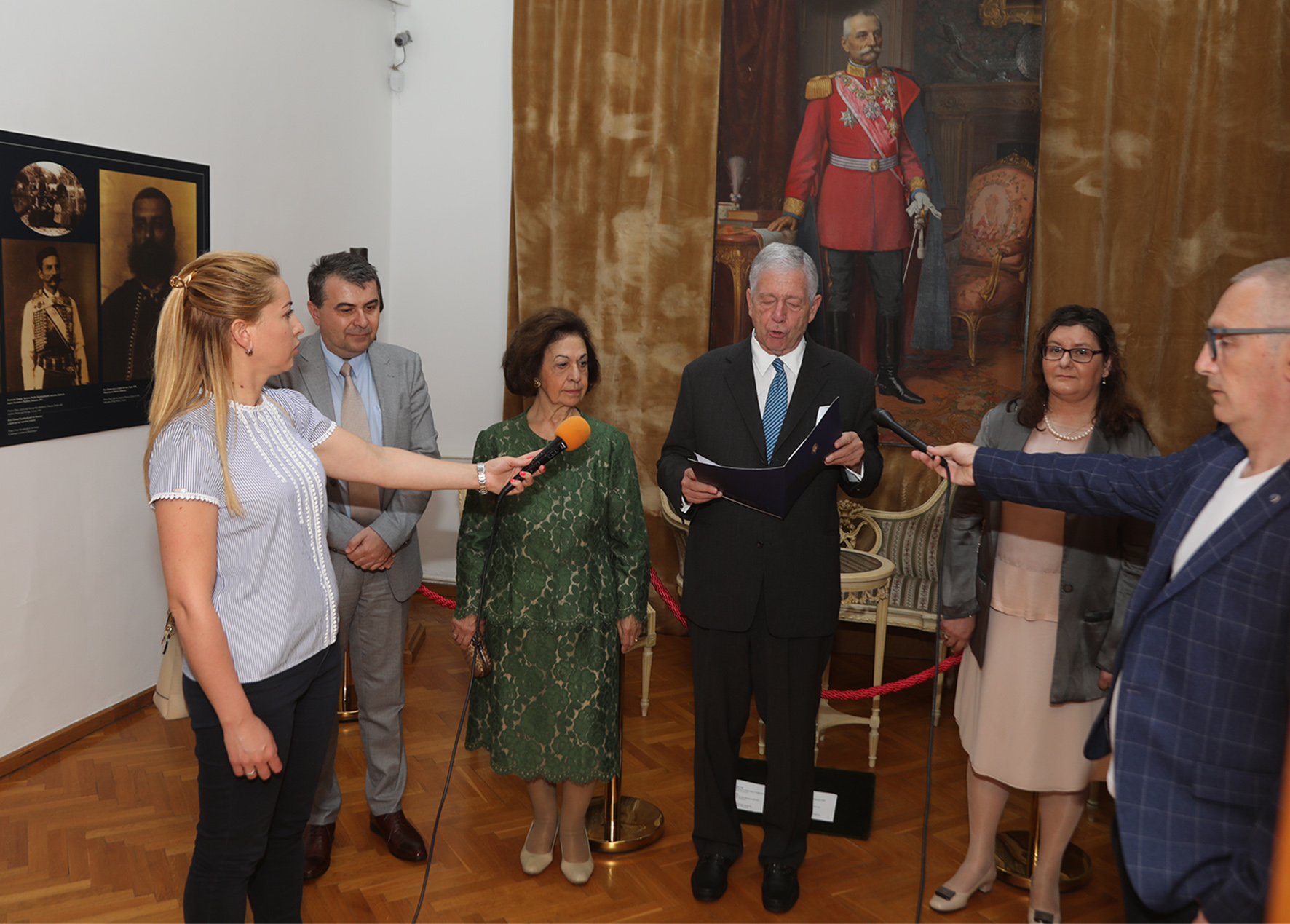 Отварање изложбе посвећене 100. годишњици венчања Краља Александра и Краљице Марије