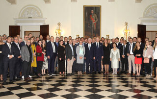 ROYAL COUPLE OF SERBIA PATRONS OF EUROPEAN FOREGUT SOCIETY SECOND ANNUAL MEETING