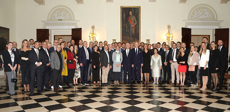 ROYAL COUPLE OF SERBIA PATRONS OF EUROPEAN FOREGUT SOCIETY SECOND ANNUAL MEETING