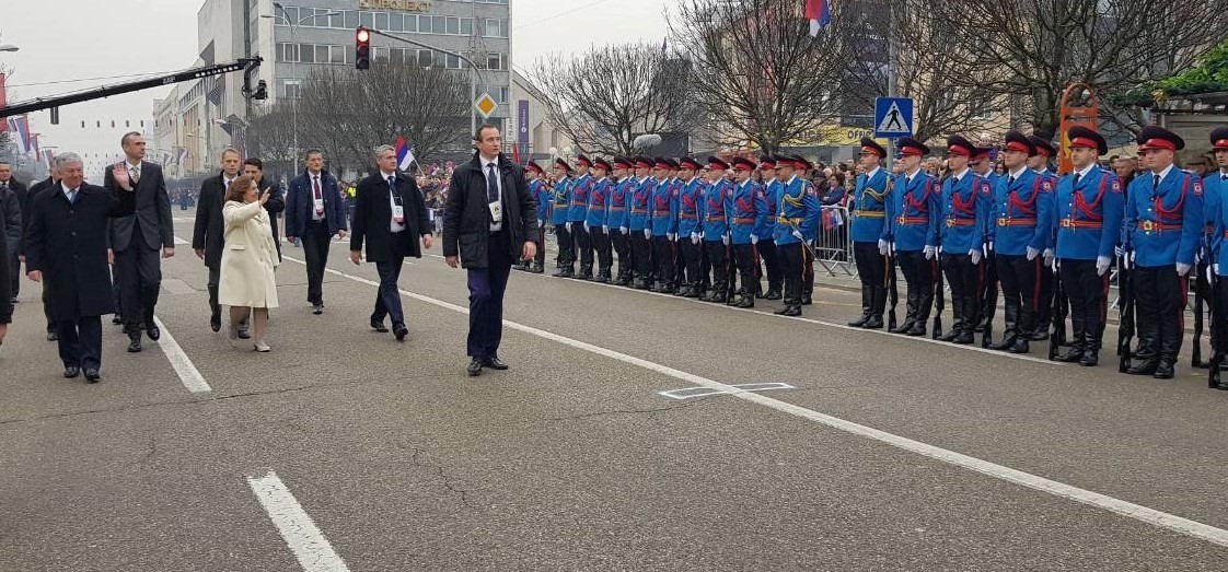 TRH Crown Prince Alexander and Crown Princess Katherine in Banja Luka, previous celebration of the National Day of the Republic of Srpska