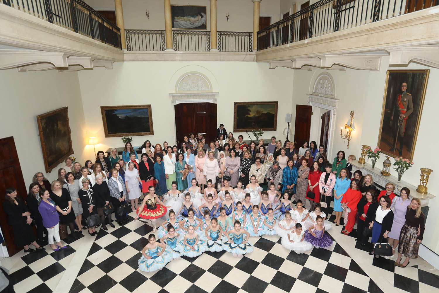 HRH Crown Princess Katherine with guests at the Ladies’ Lunch