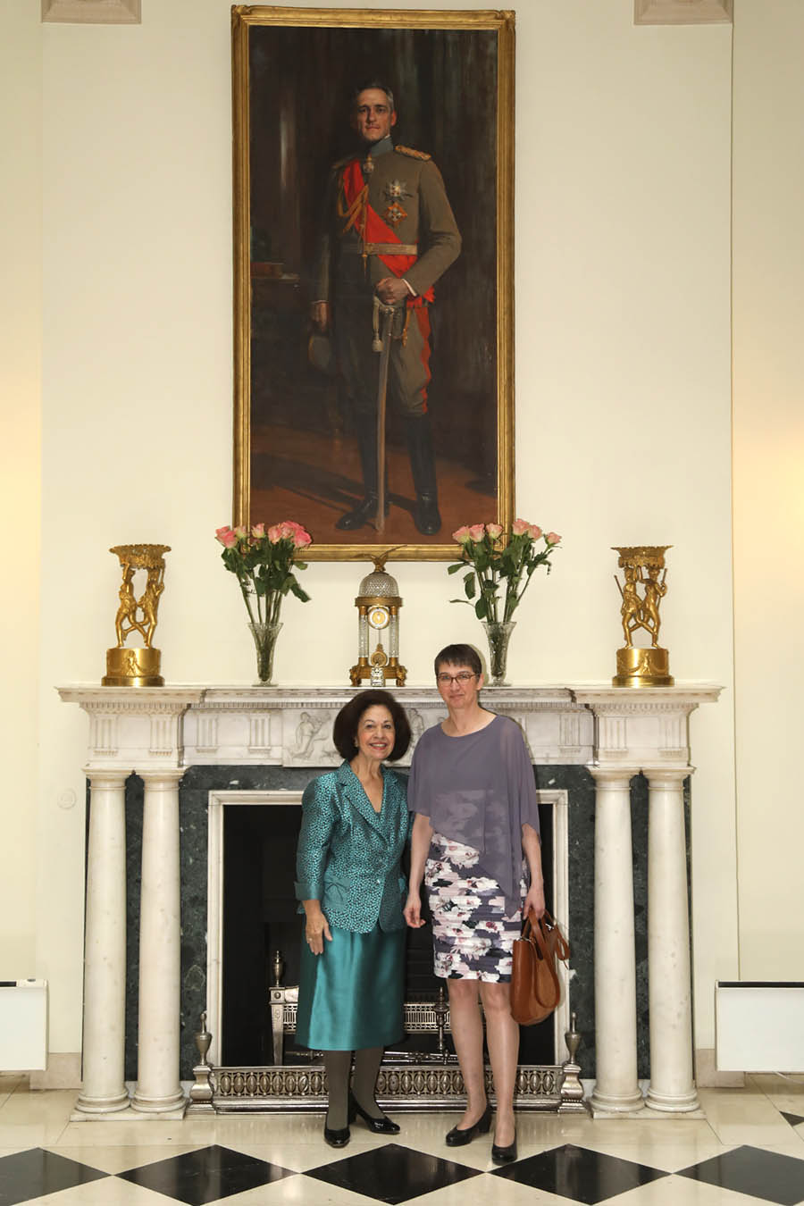 HRH Crown Princess Katherine and HE Mrs. Anke Konrad, Ambassador of Germany