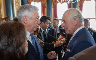 КРАЉЕВСКИ ПАР СРБИЈЕ НА КРУНИСАЊУ КРАЉА ЧАРЛСА III