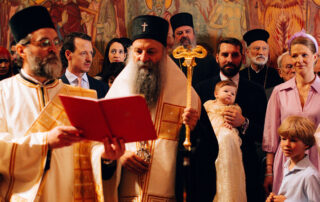 PATRIJARH PORFIRIJE KRSTIO PRINCEZU MARIJU U DVORSKOJ KAPELI