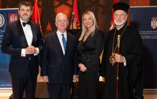 CROWN PRINCE AT STATEHOOD DAY OF SERBIA RECEPTION AT UN HEADQUARTERS