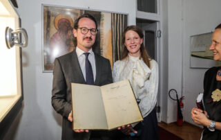 ROYAL FAMILY AT THE CENTENARY OF THE UNIVERSITY LIBRARY "SVETOZAR MARKOVIC"