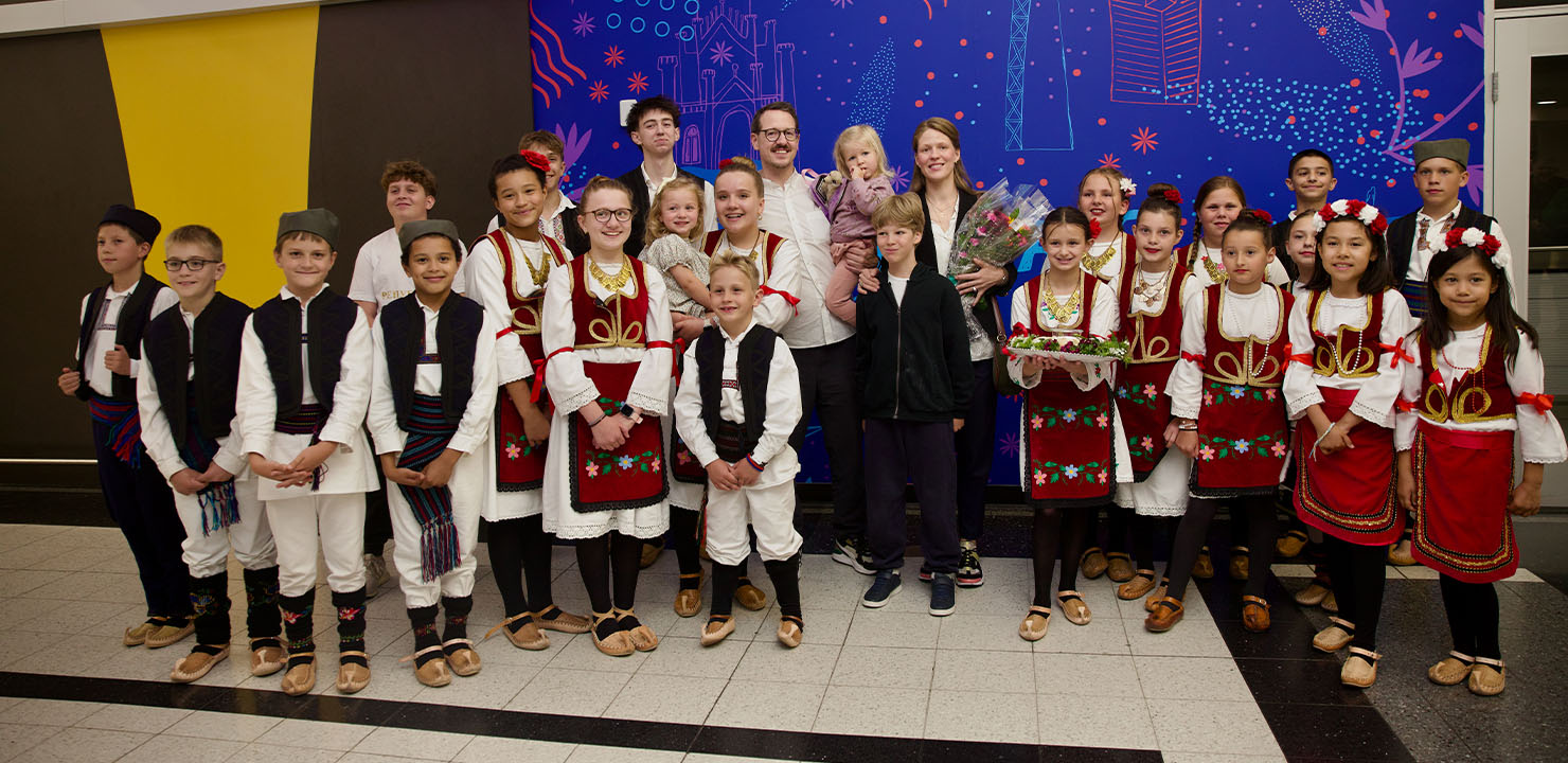 SERBS IN CHICAGO WELCOME HEREDITARY PRINCE AND HIS FAMILY
